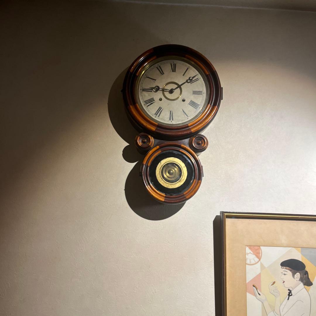 明治～大正アメリカ製寄せ木達磨掛け