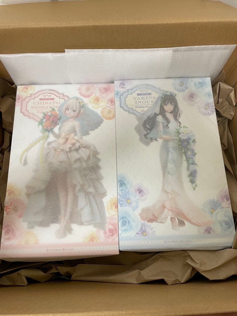 リコリスリコイル 錦木千束 井ノ上たきな ウェディングドレス フィギュア