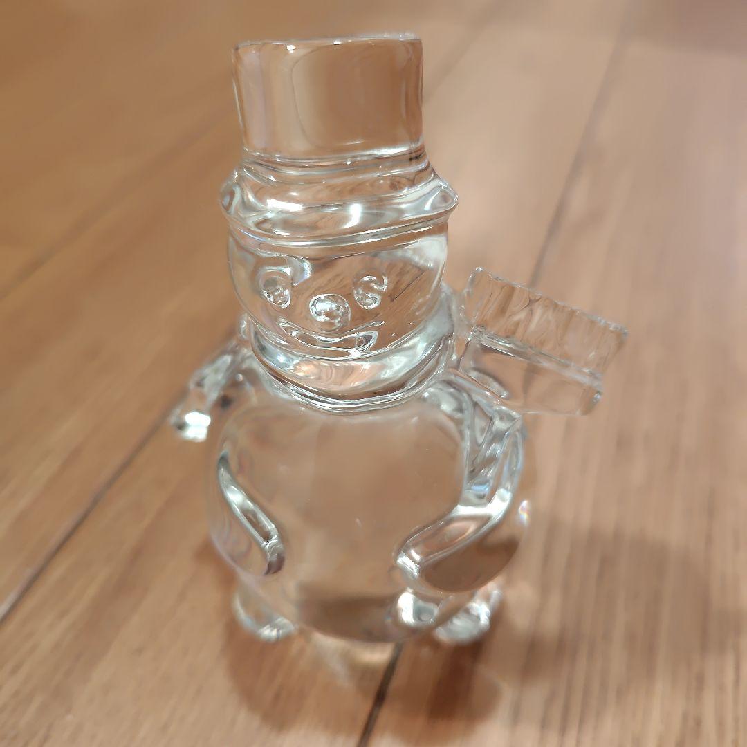 Baccaratバカラ　スノーマン　ガラス　置き物