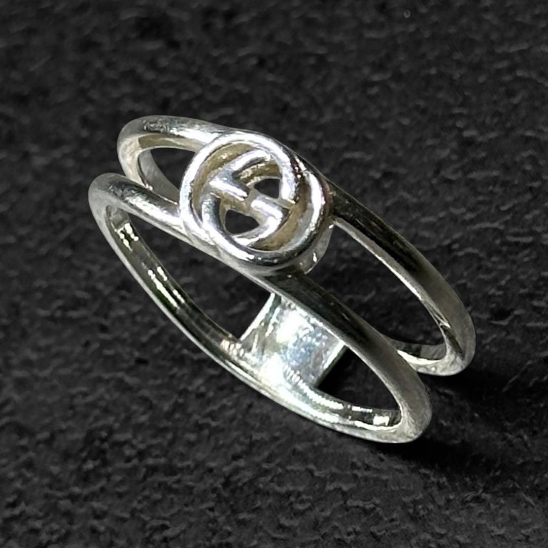 アクセサリー GUCCI Interlocking G Silver Ring