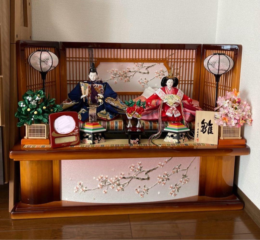 伝統的な雛人形セット　平安 豊久