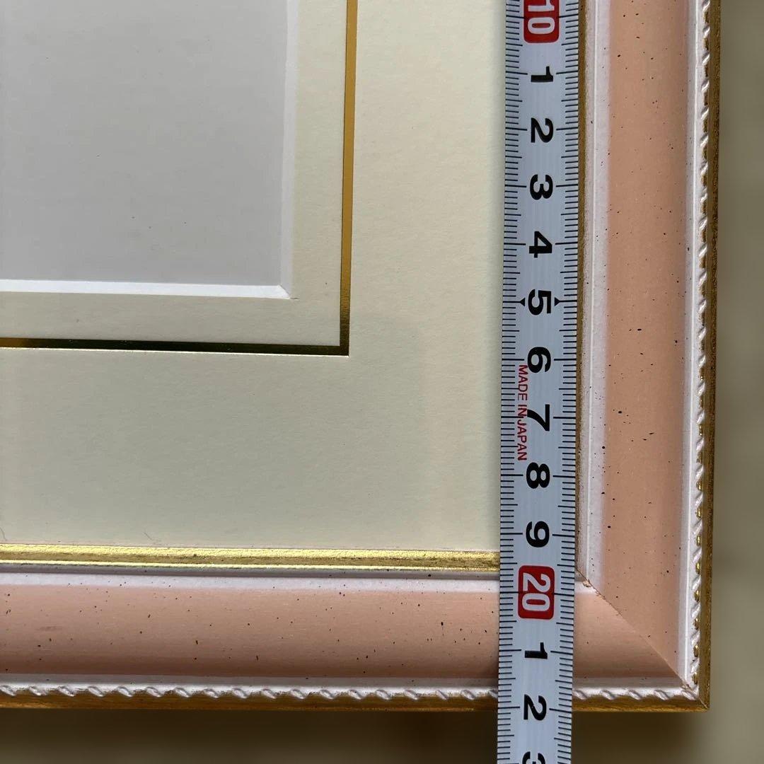 ✴︎額縁・ブルー1枚・コーラルピンク2枚・新品・未使用✴︎