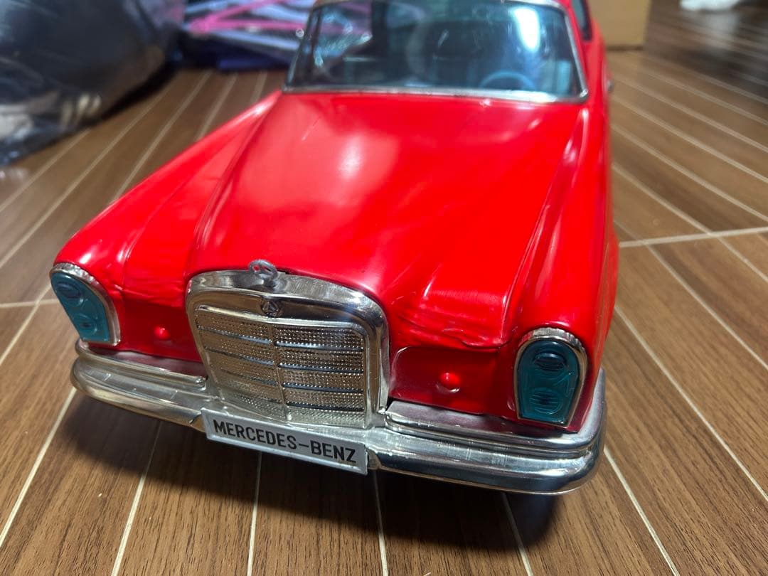 イチコー ベンツ 300SE 赤 ブリキ