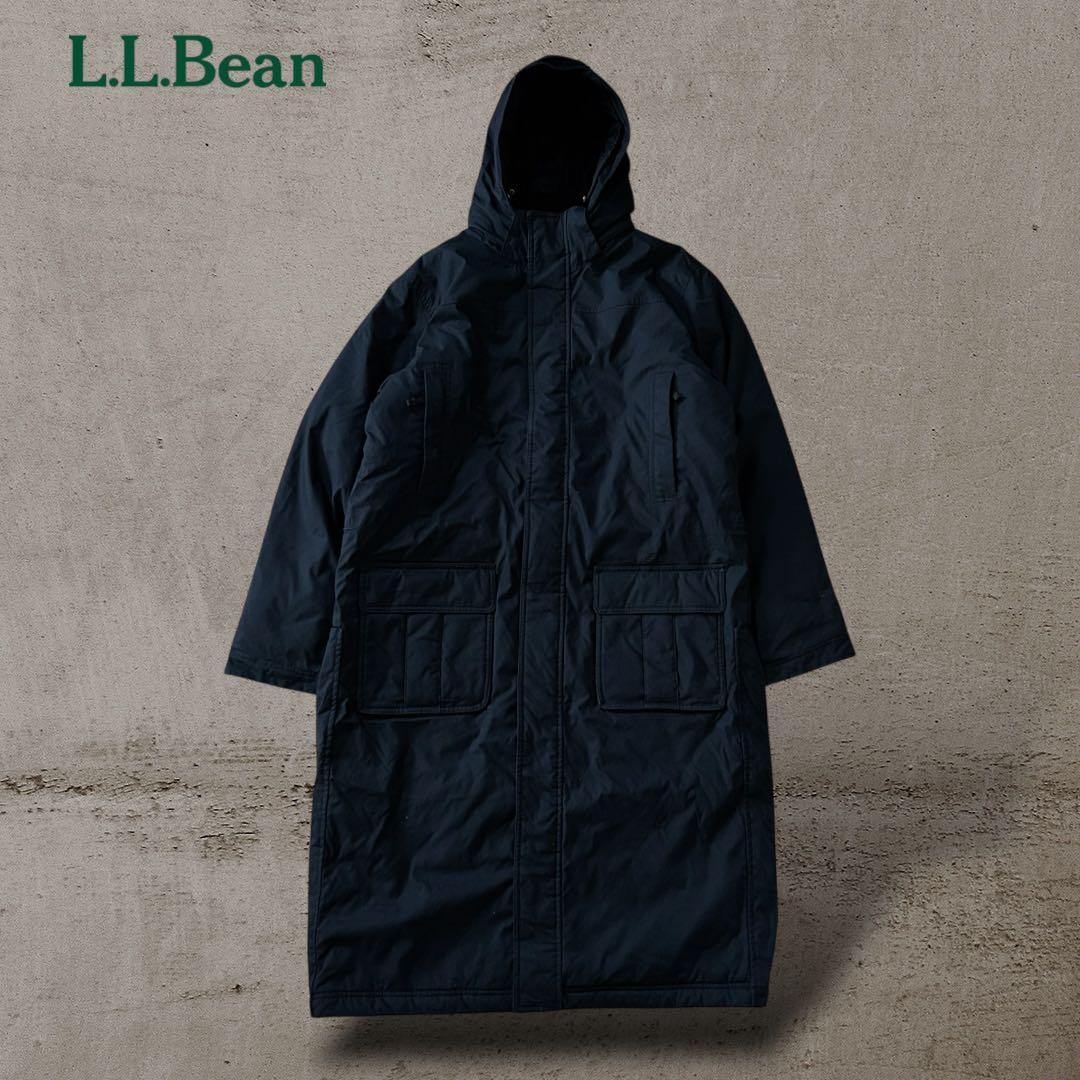 美品名品L.L.Bean GORE-TEXノーイースターロングコートドローコード