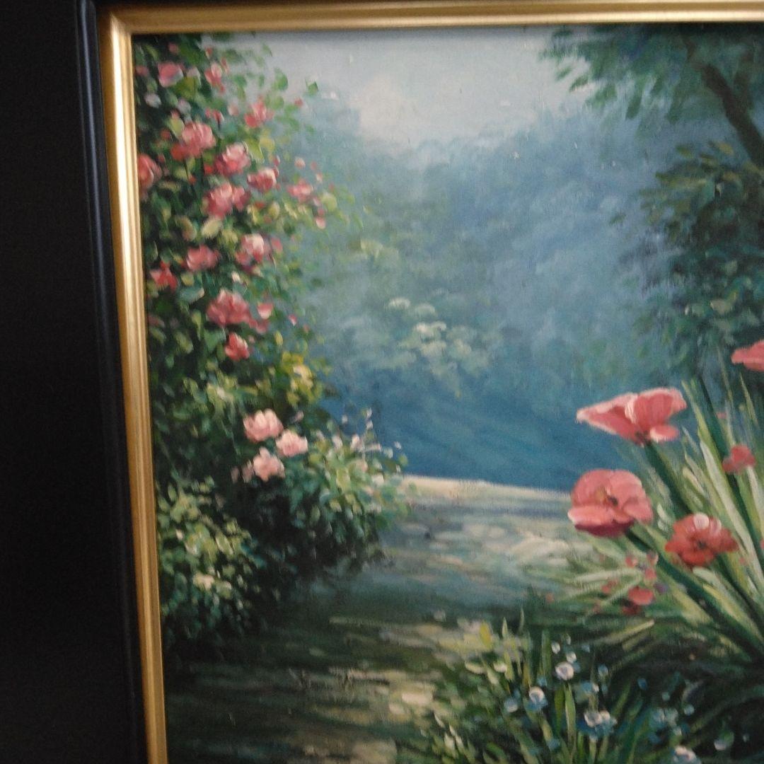 E-122 花園の絵　F6