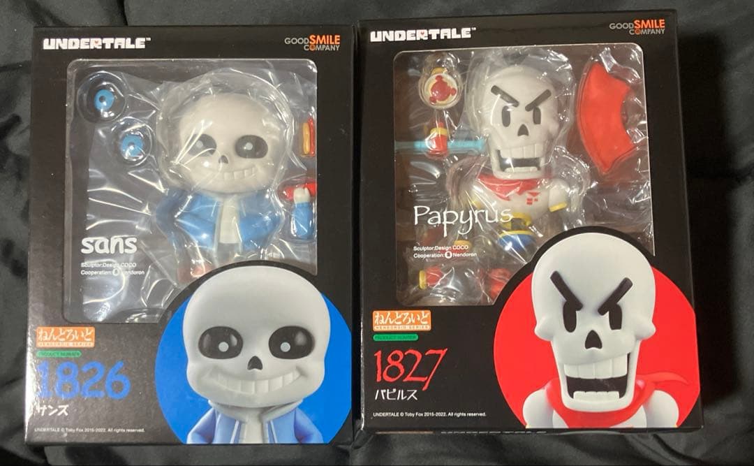 【新品未開封】ねんどろいど UNDERTALE サンズ パピルス 2点セット
