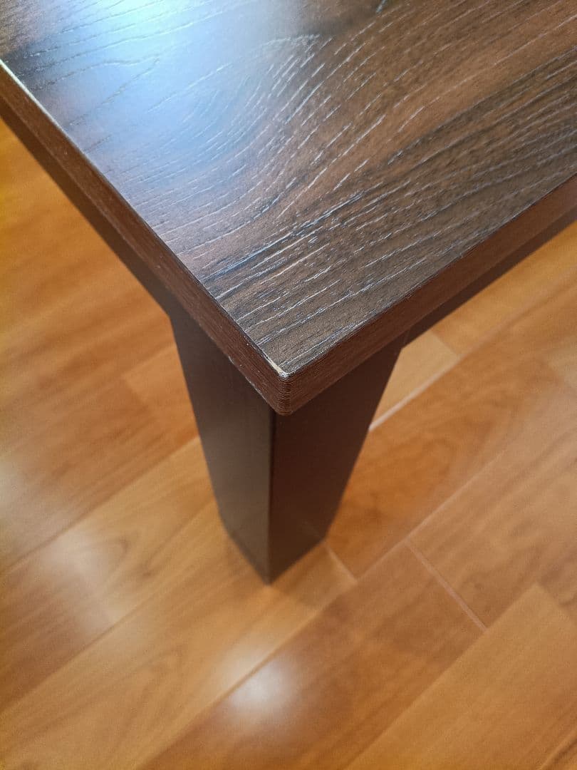 8600円の送料込 美品 家具調こたつ 120cm 長方形 フラットヒーター