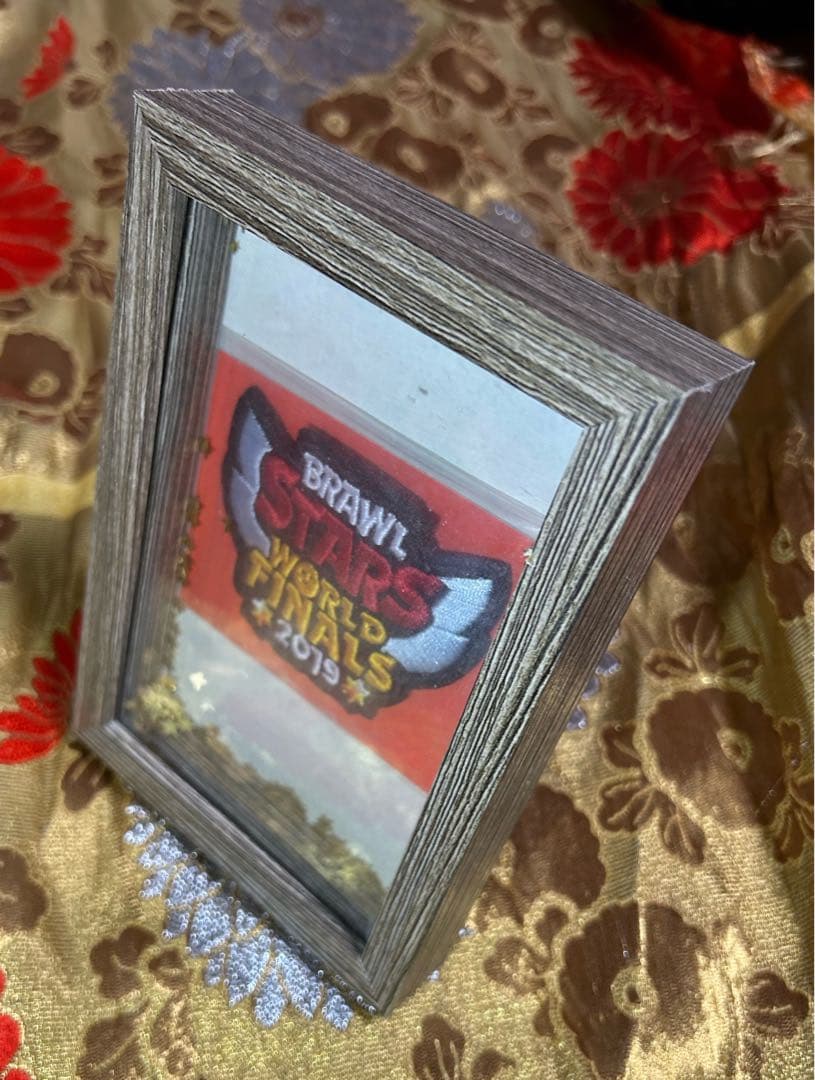 ブロスタ世界大会2019 刺繍ワッペン未使用未開封品額入り