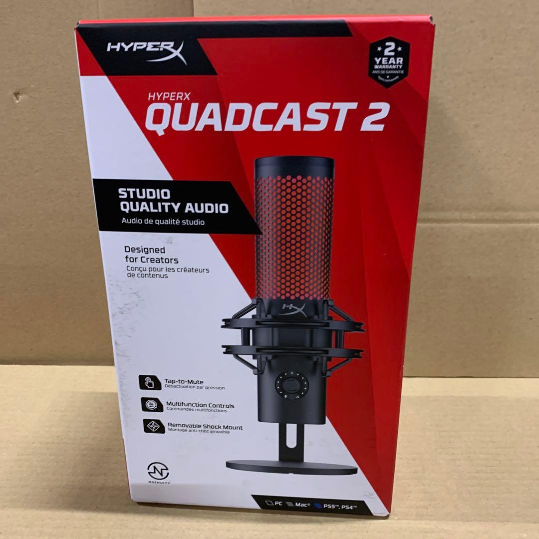 新品未開封　HyperX QuadCast 2 コンデンサーマイク USBマイク