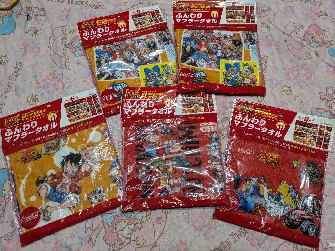 ワンピース　タオル 5枚セット