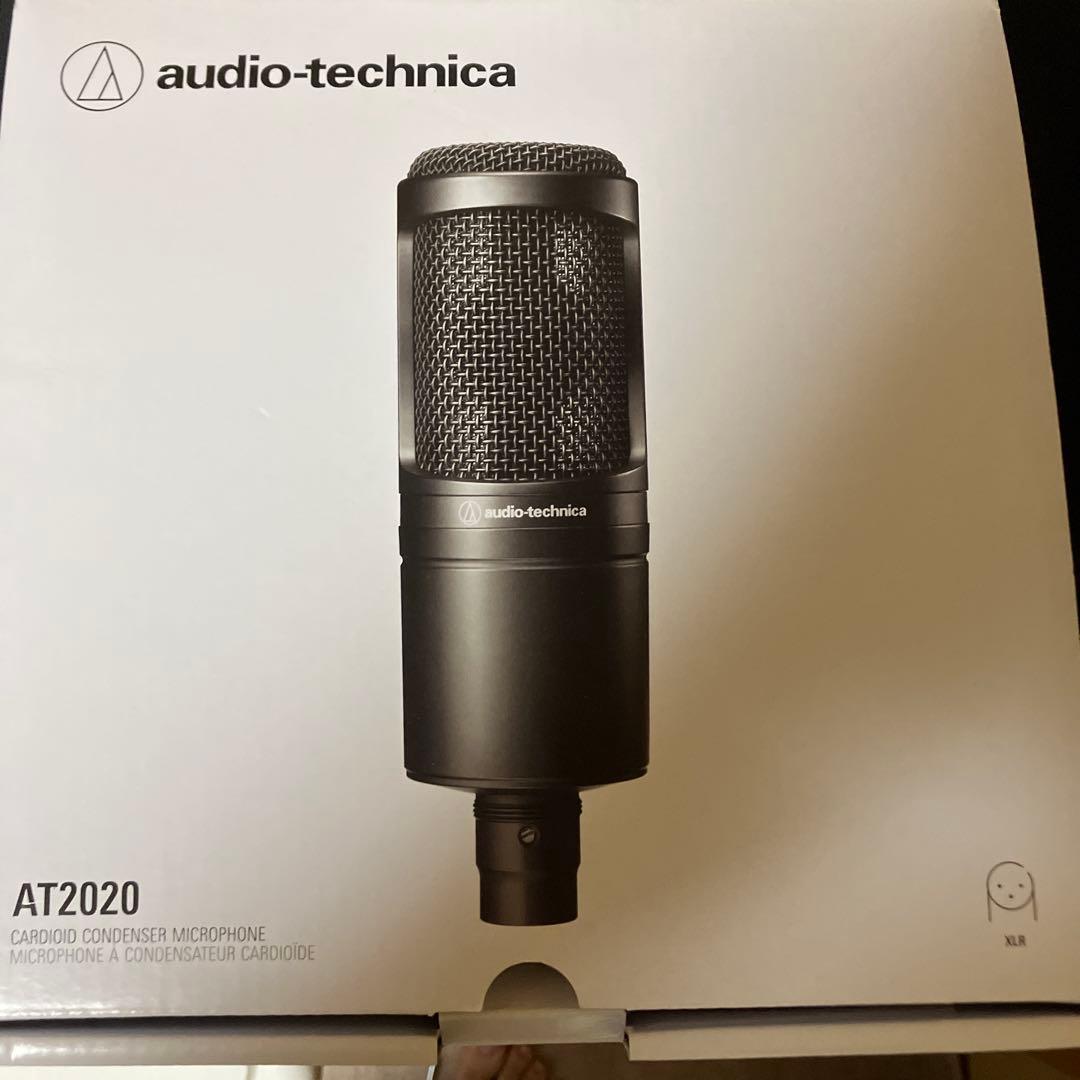AT2020 コンデンサーマイク ブラック 付属品あり