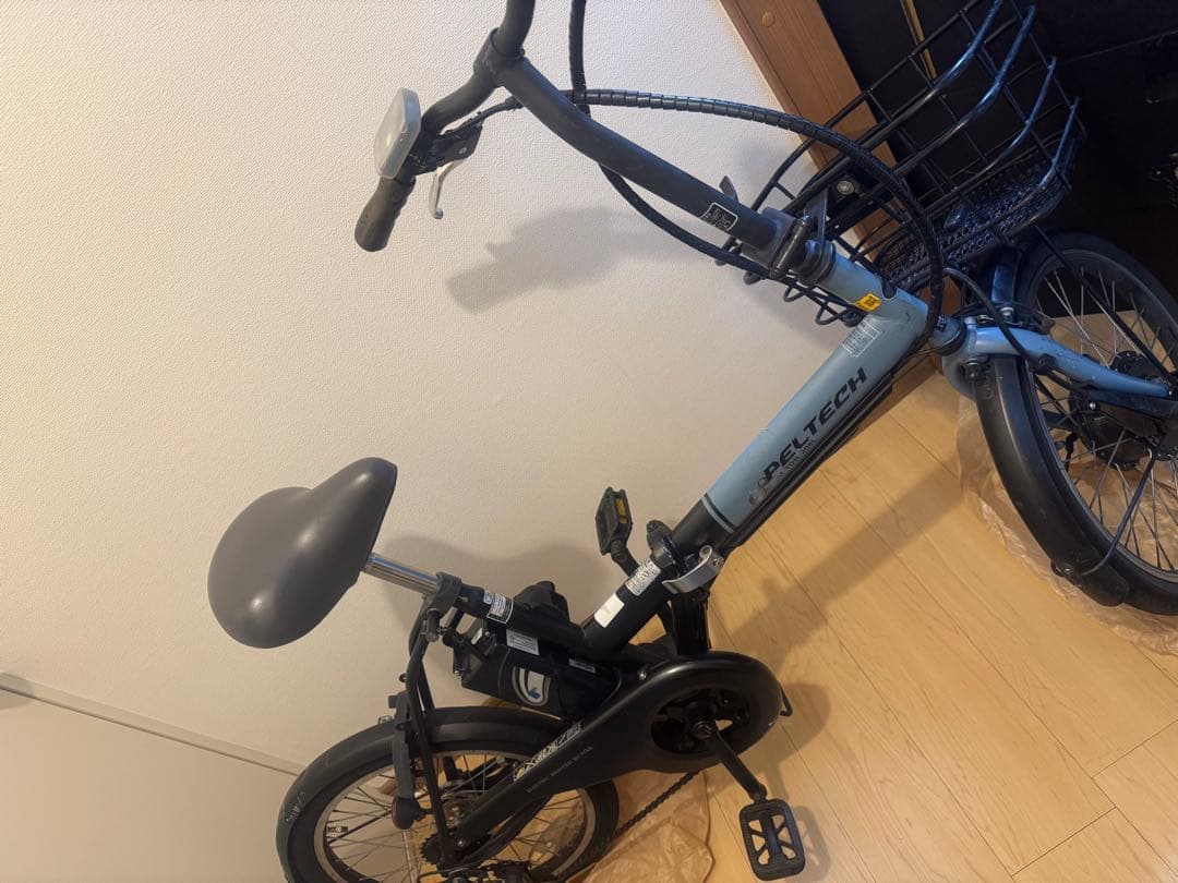 ペルテック　peltech 電動折りたたみ自転車(直接引き取り優先)