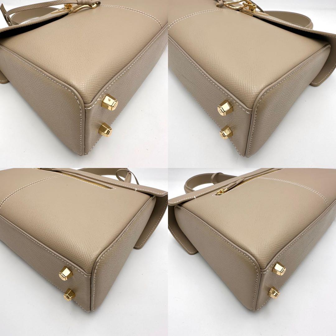 未使用保管品✨ CAFUNE カフネ スタンスバッグ　2way グレージュ