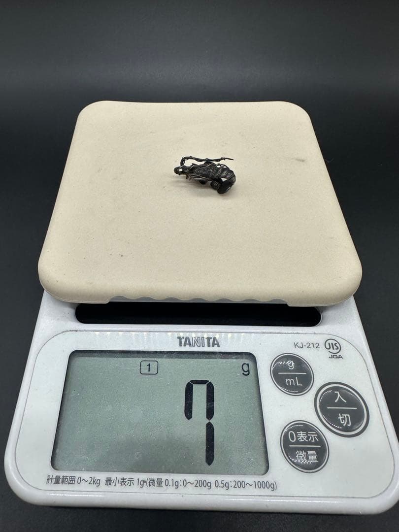 金工美術　純銀製　伊勢海老　エビ　古美術骨董