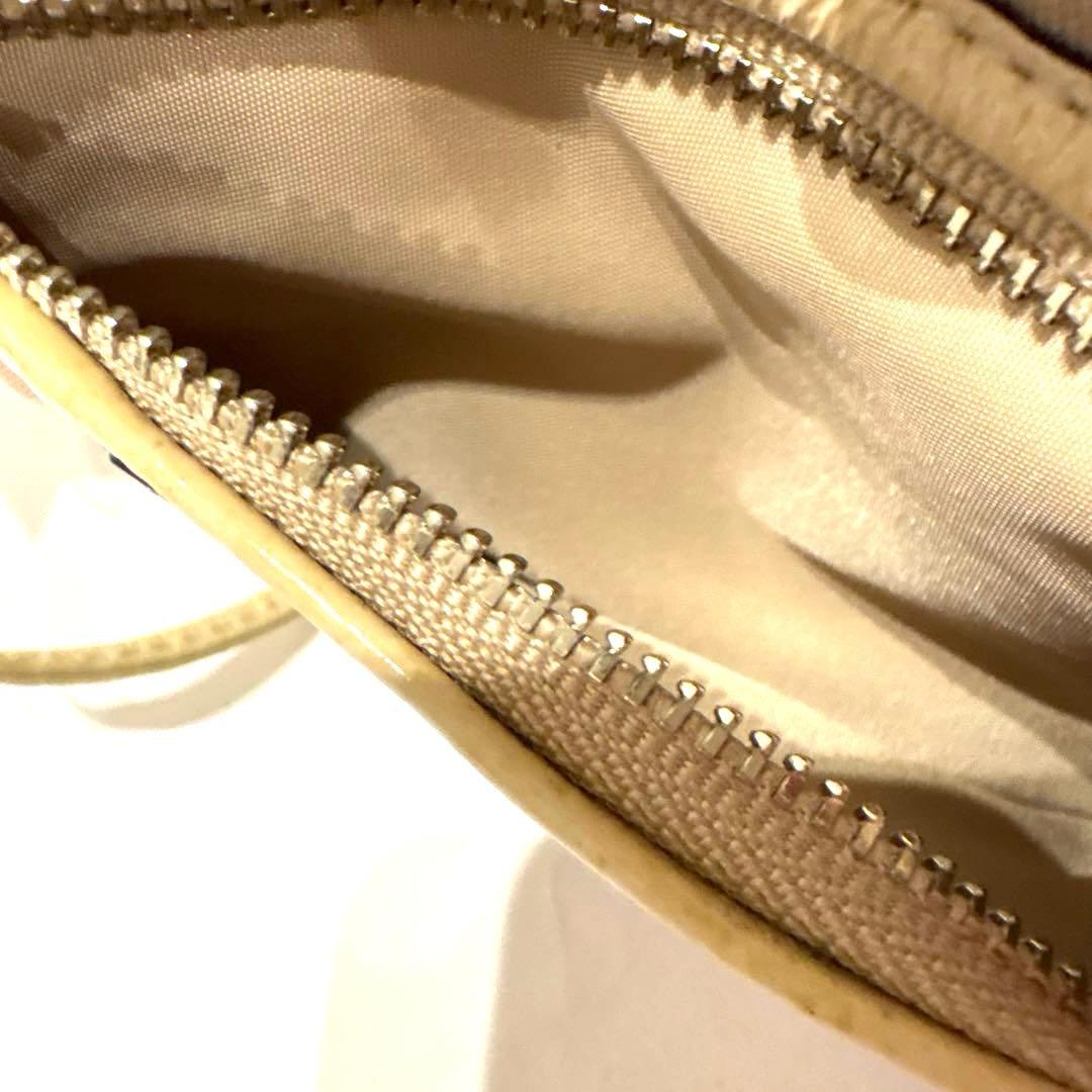 【新品】COACH コーチ シグネチャー柄キャンバス ポピー リストレットポーチ