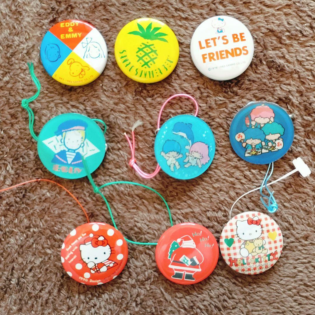 サンリオ プレミアム 絵が変わる！レンキチュラーバッジ・缶バッジ9点セット