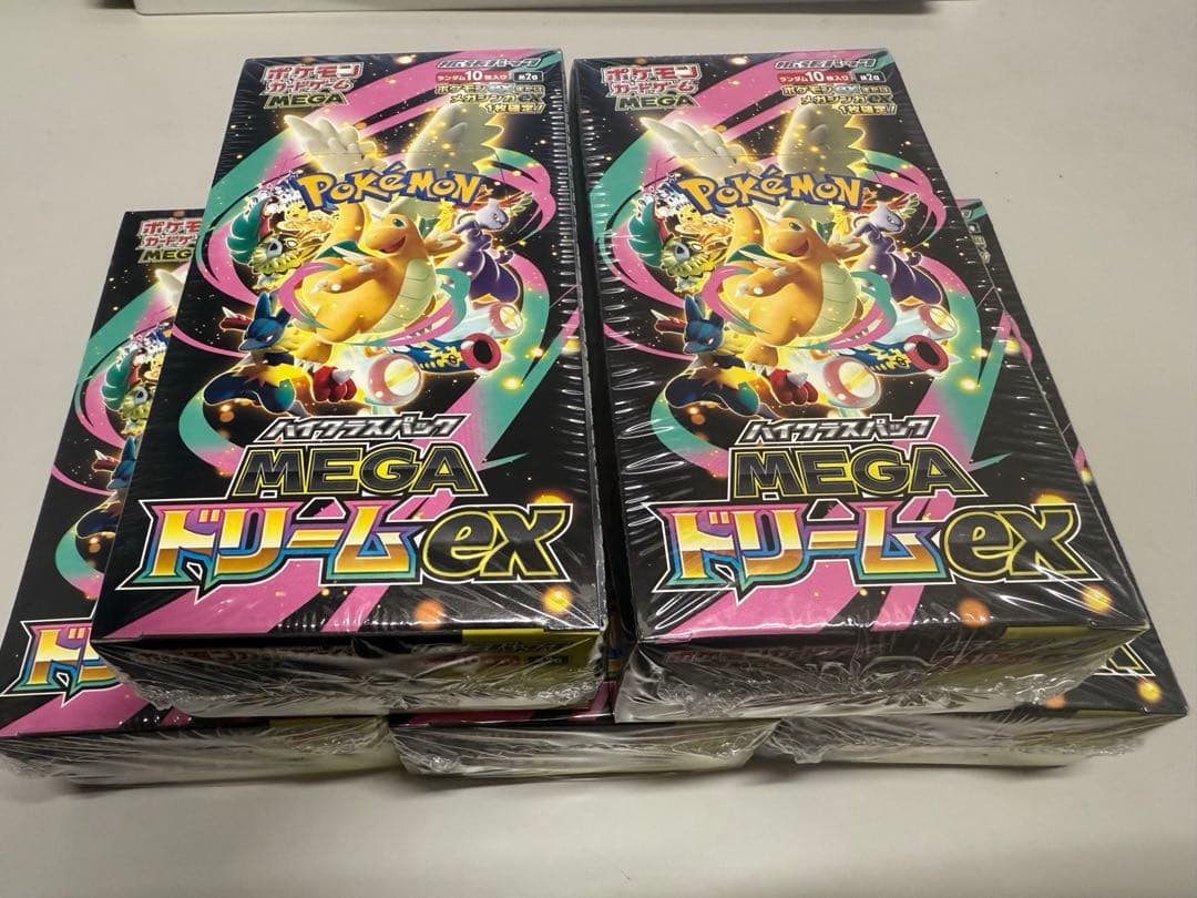 ポケカ　MEGAドリームex シュリンク付　5BOX