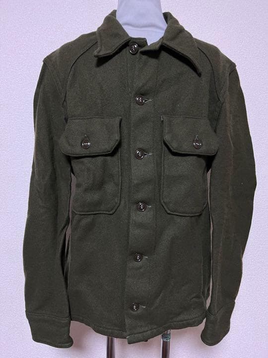 米軍 実物 ウールシャツ 前期 S