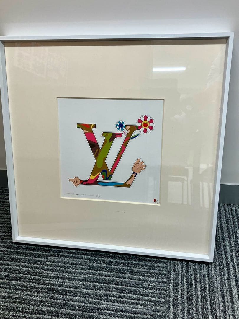 村上隆 x ルイヴィトン 限定50部　額装