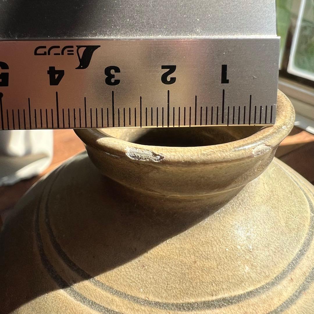 梅瓶 李朝時代 高麗 青磁 カケあり 貫入 朝鮮古美術 草花紋様 骨董 鶴 壺