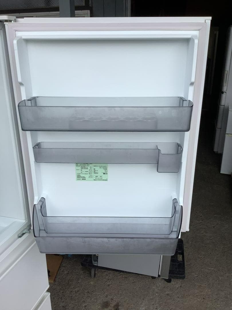 2021年製 東芝 3ドア冷蔵庫 GR-S33SC(WT) 326L