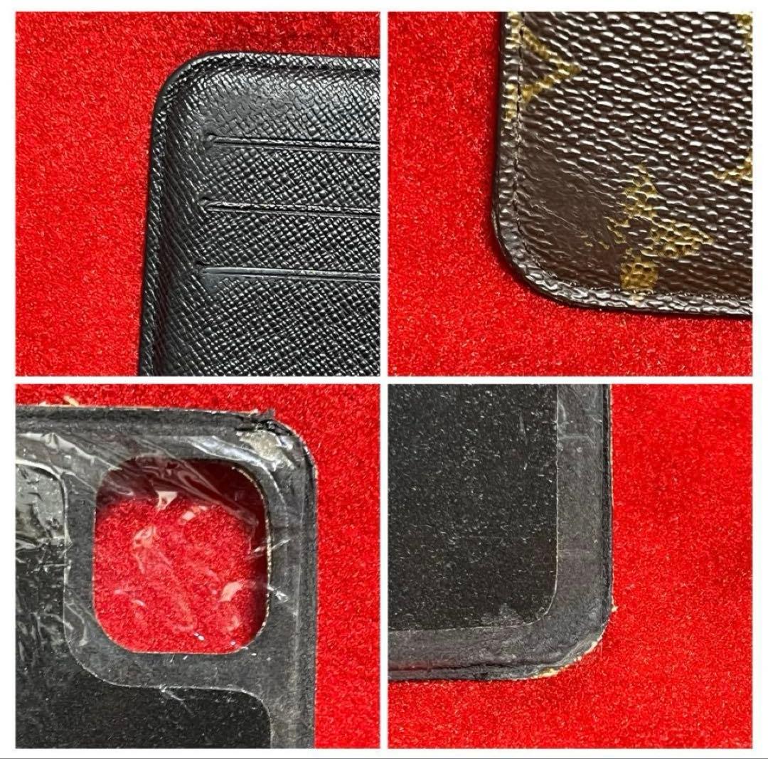 [LOUIS VUITTON]LVモノグラム手帳型スマホケース