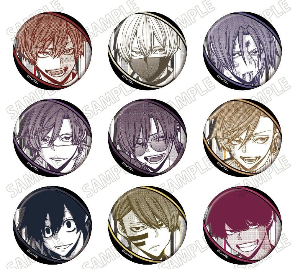 桃源暗鬼 缶バッジコレクションvol.6 無陀野 淀川 真澄 朽森 印南 花魁坂