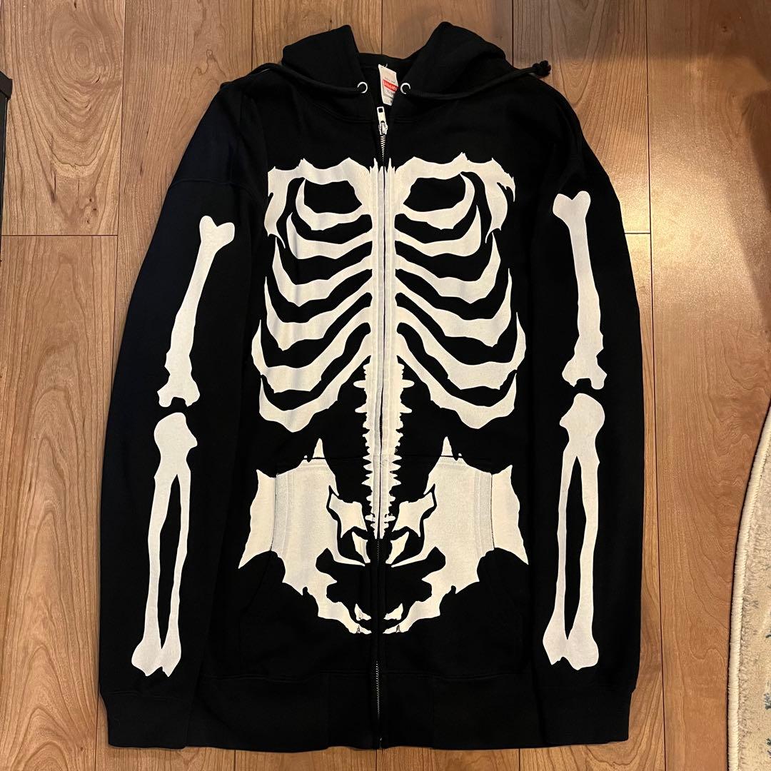 【極美品】BALZAC バルザック BONEパーカー XL ボーンパーカー 黒