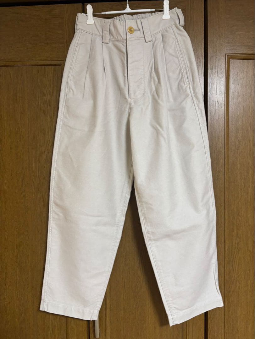 yumi様　45Rライトベージュ ストレートレッグ チノパン