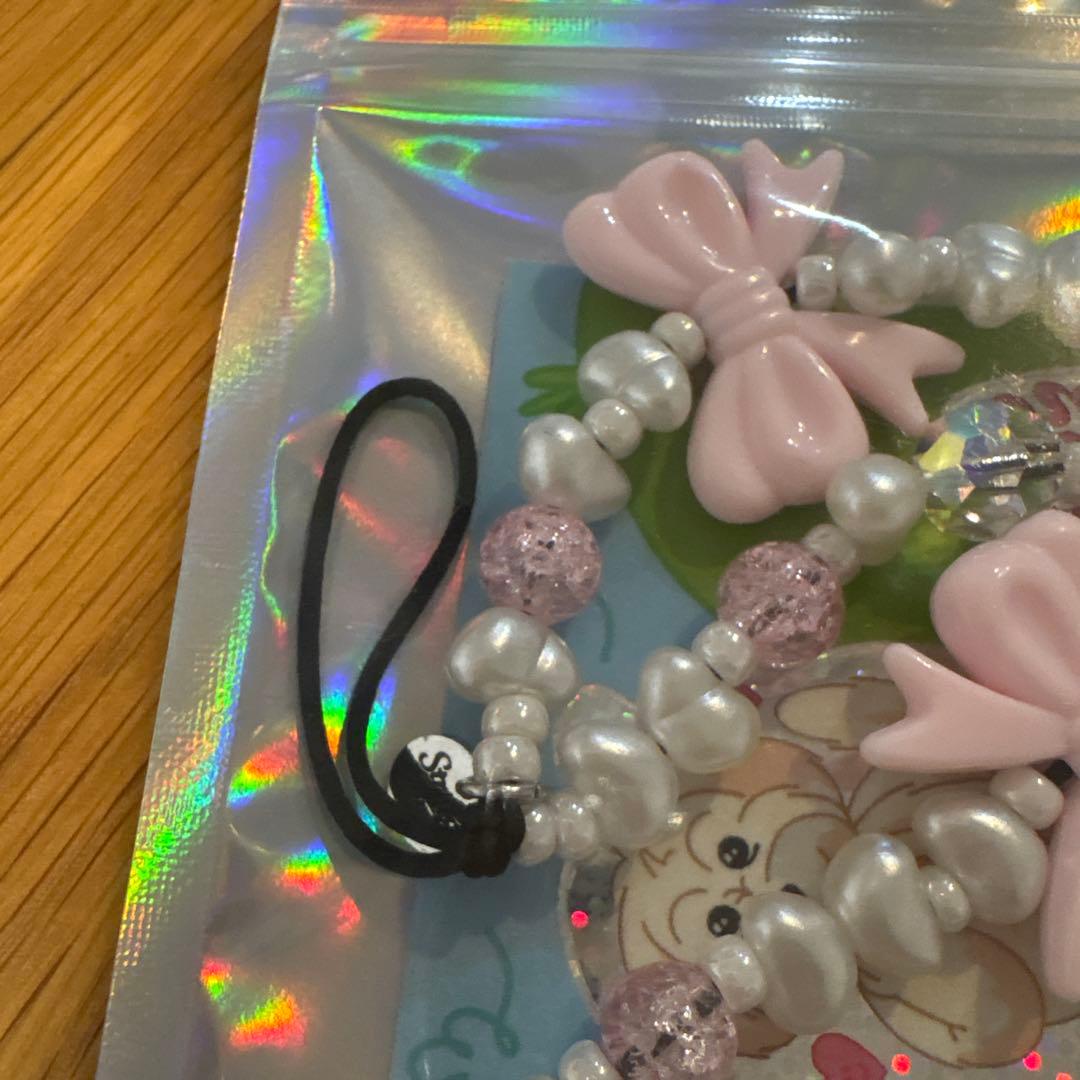 【正規品】String Ting ストリングティング　ストラップ　ピンク　リボン