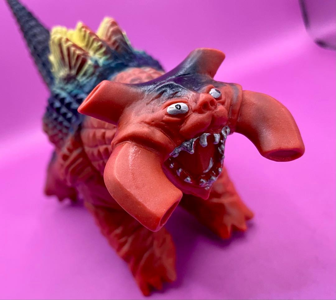 ギラドラス ブルマァク デッドストックソフビ人形 極美品 マルサン M1号 昭和