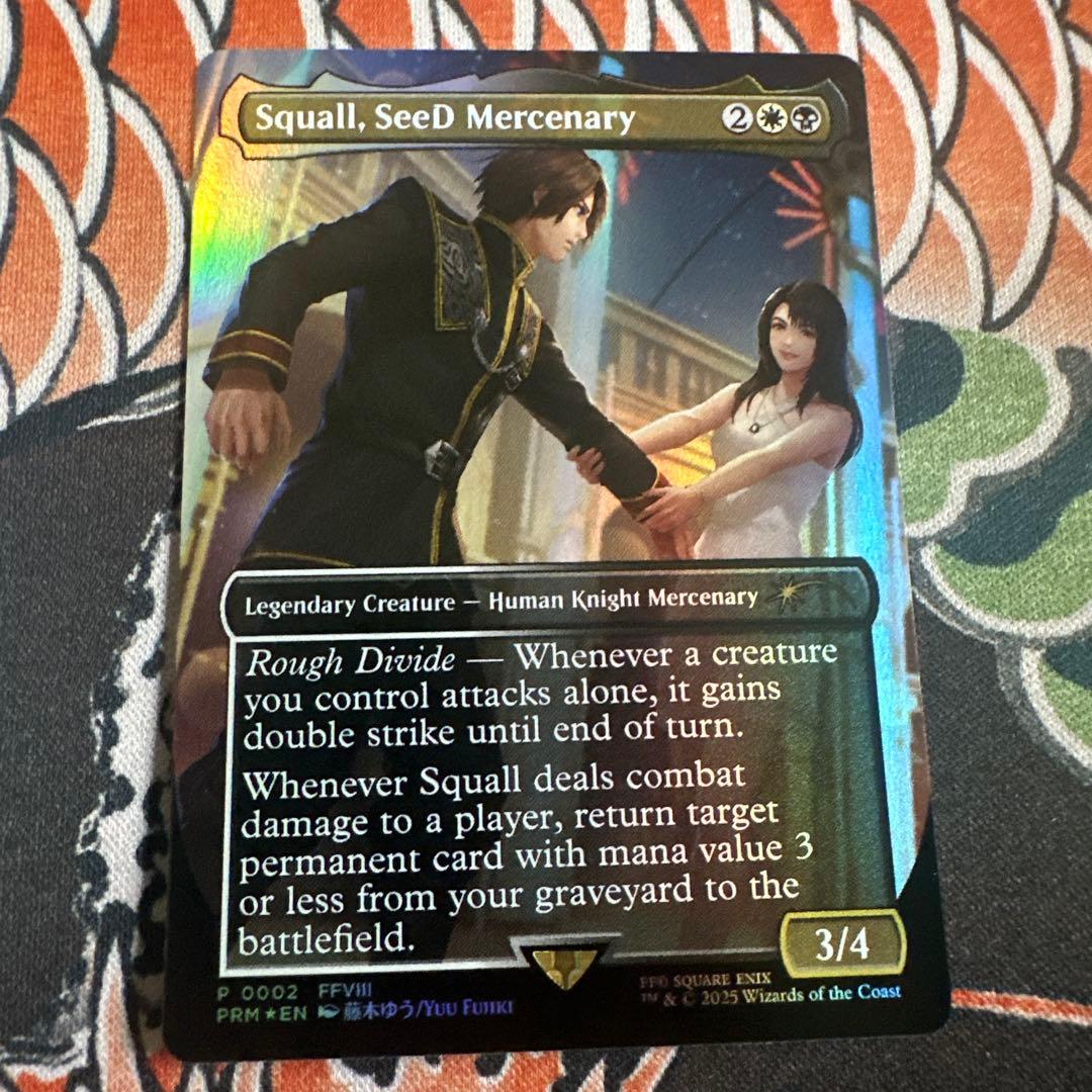 N*i様 MTG【ボーダーレス】SeeDの傭兵、スコール【ショーダウンFoil】