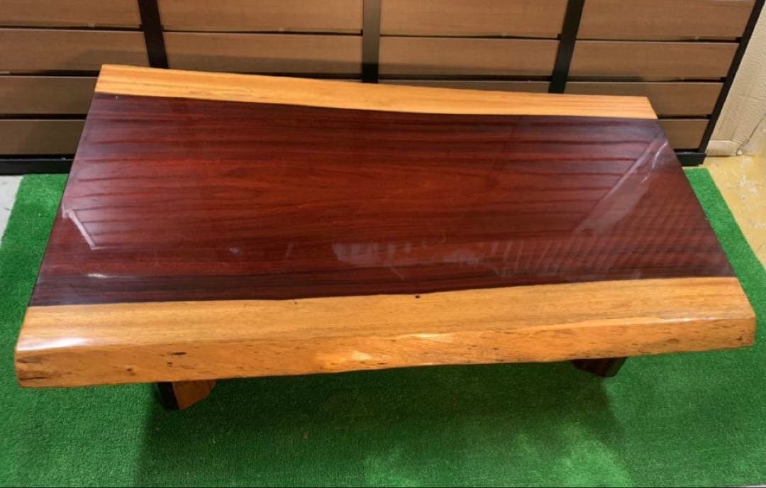 （中古品）　木製座卓 ダークブラウン。　配送なし、取りに来れる方のみ。