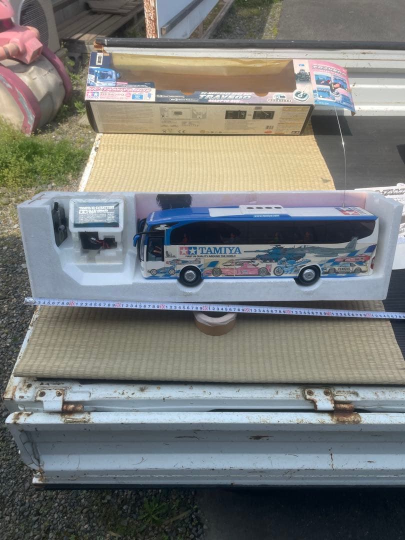 タミヤ　RC 電動ラジオコントロールカー　ラッピングバス　完成品　開封　未使用品