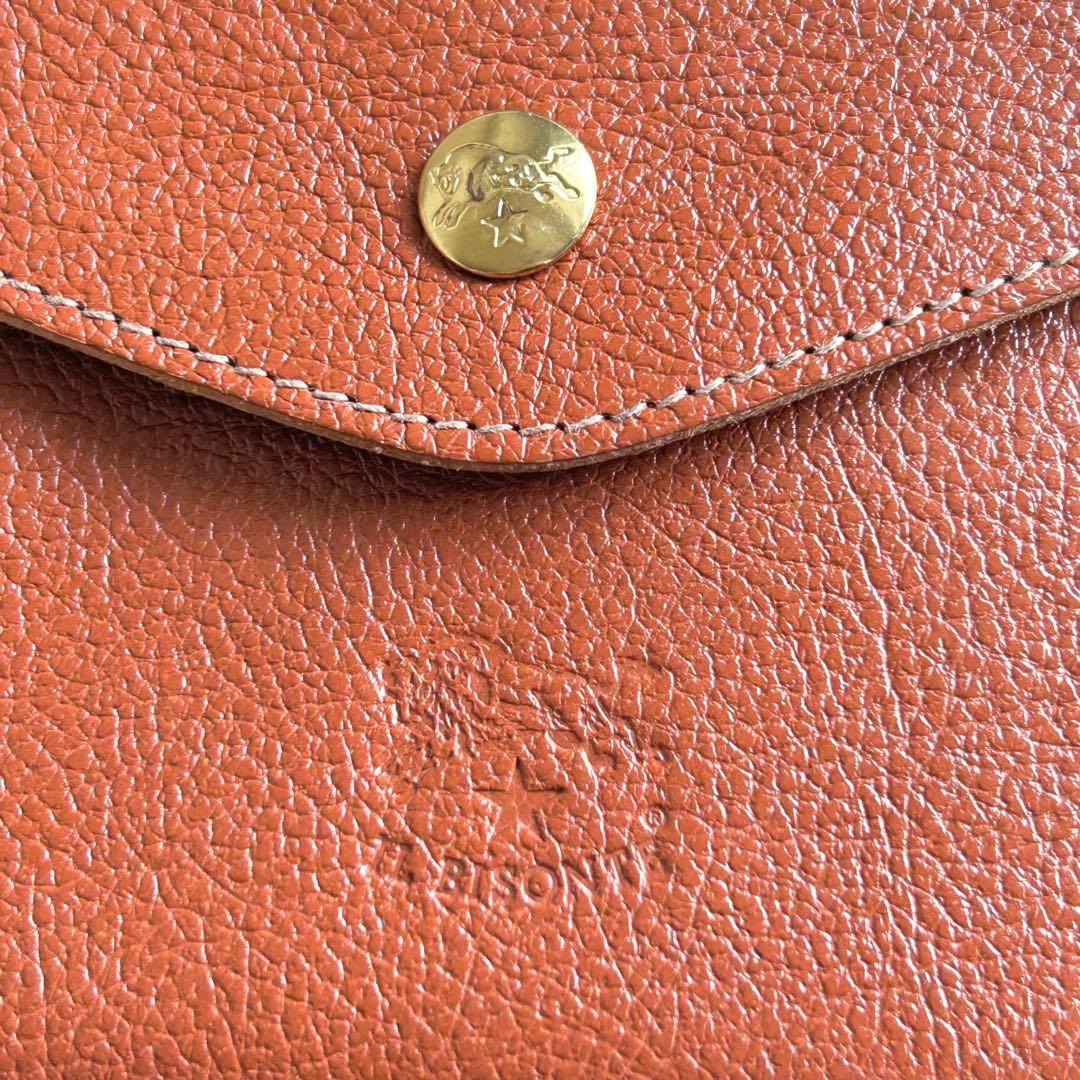 IL BISONTE イルビゾンテ 二つ折り財布 折財布 がま口