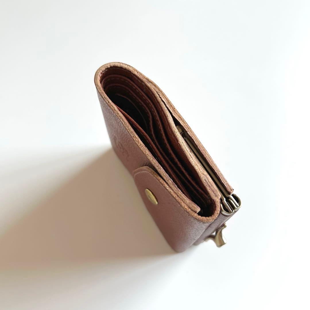 IL BISONTE イルビゾンテ 二つ折り財布 折財布 がま口