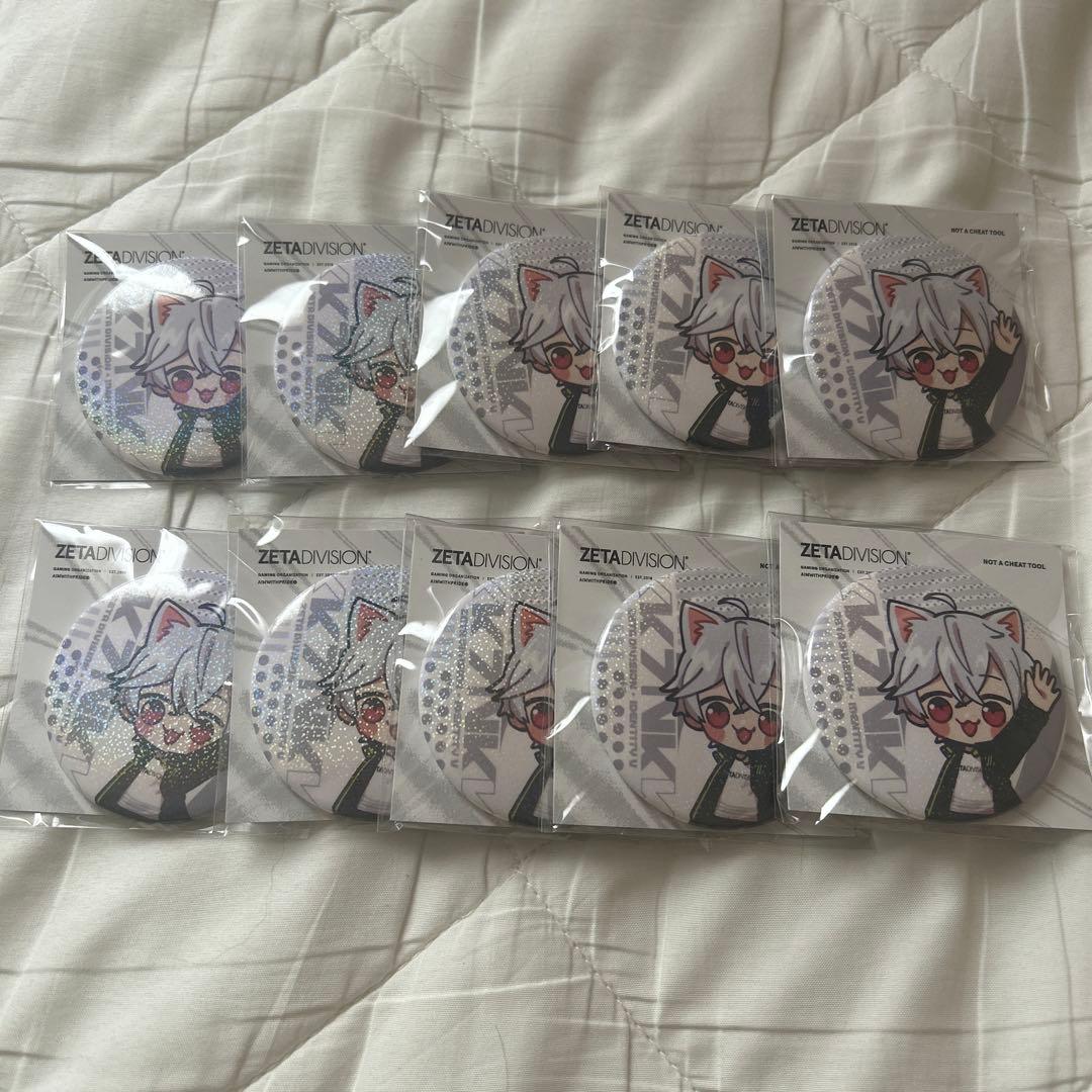 ZETADIVISION 第五人格部門 かず猫 缶バッチ10個セット 希少