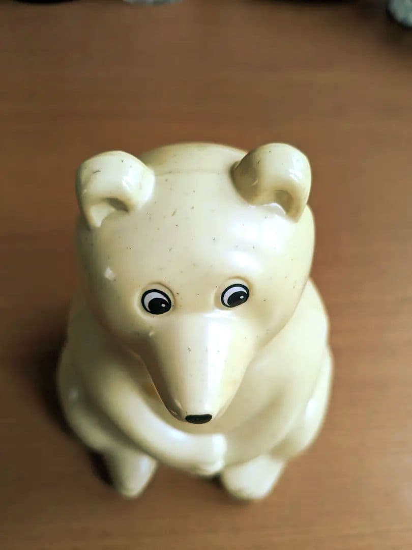 北欧ヴィンテージオリジナルNordea銀行ノベルティ しろくま貯金箱