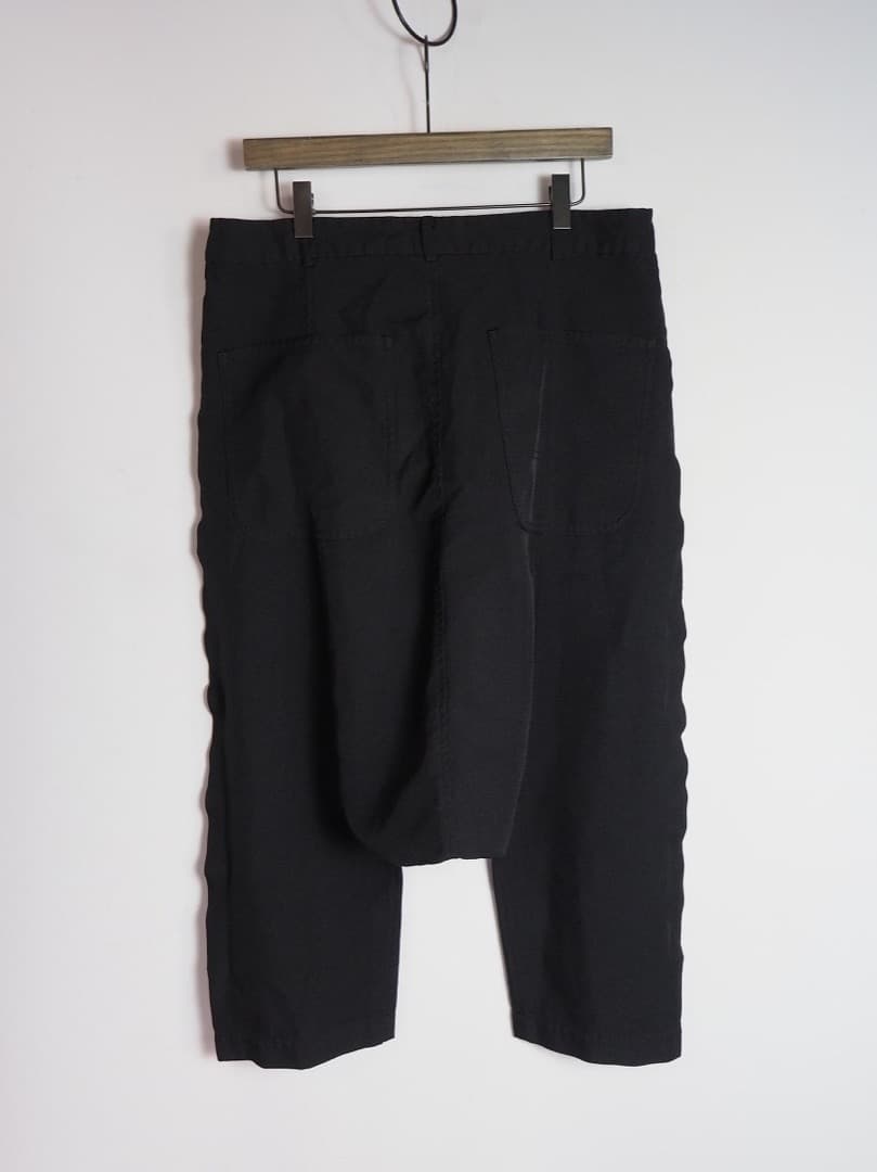 美品コムコム コムデギャルソン ポリ縮絨 サルエル ペンギン パンツ 209P▲