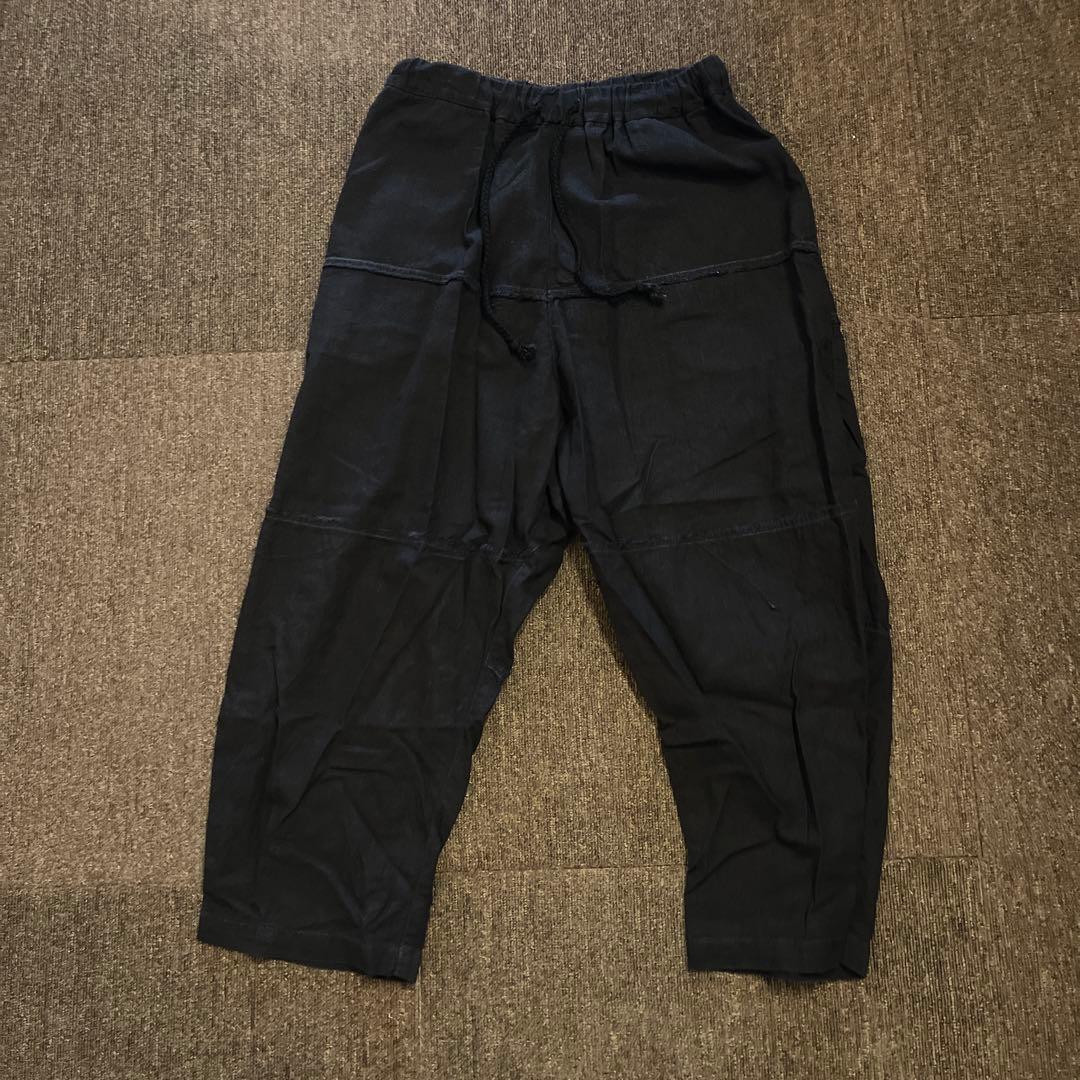 mittan 竹パンツ　黒　サイズ2