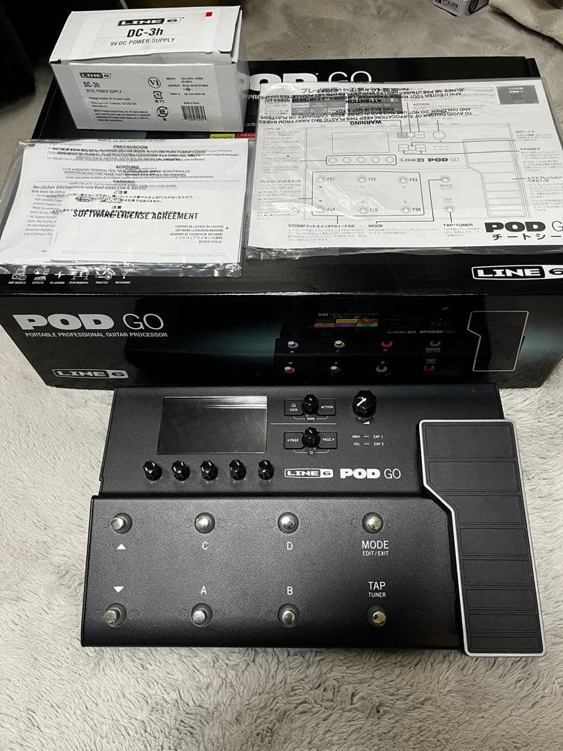 値下げ⭕️LINE 6 POD GO ギターエフェクター