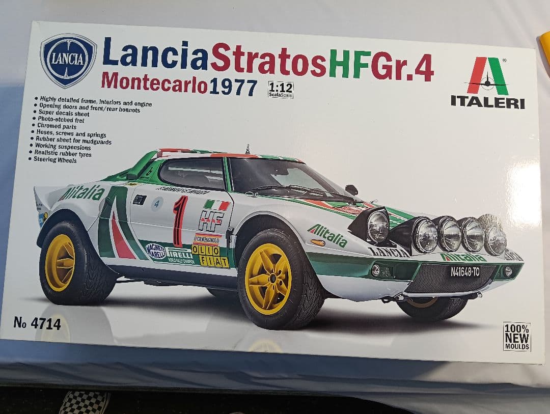 自動車 ITALERI Lancia Stratos HF Gr.4 1:12