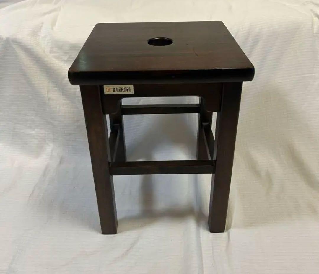 KIMI様　北海道民芸家具 木製スツール　花台　椅子　民藝家具