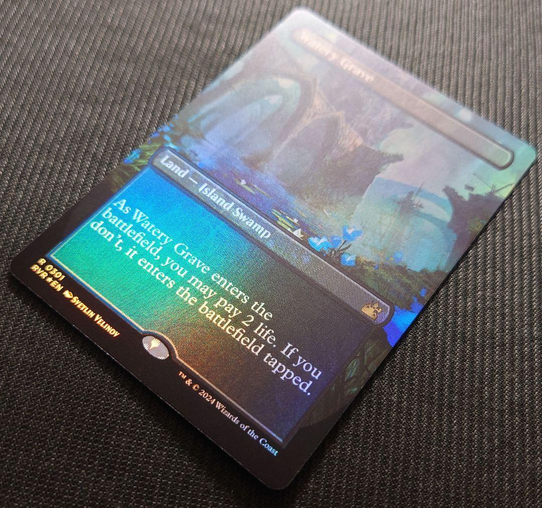 mtg 超稀少 ボーダーレス 英語版 FOIL 湿った墓 rvr