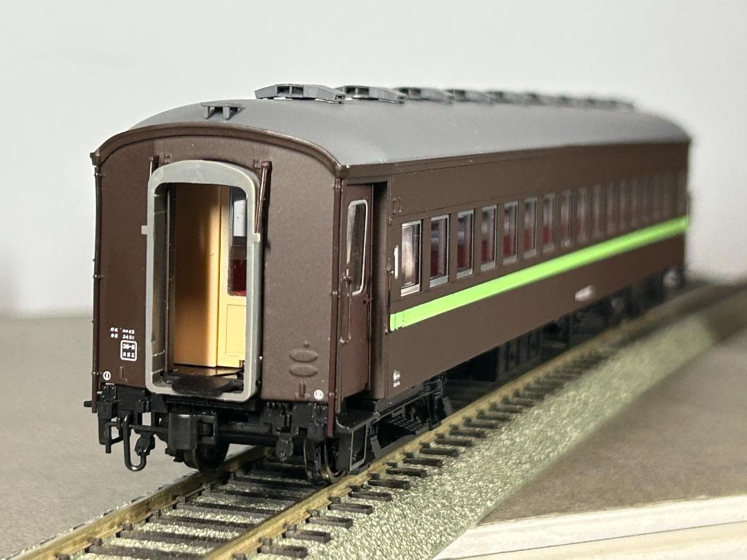 アクラス スロ43 シングルルーフ 淡緑帯 リベット無し ぶどう2号