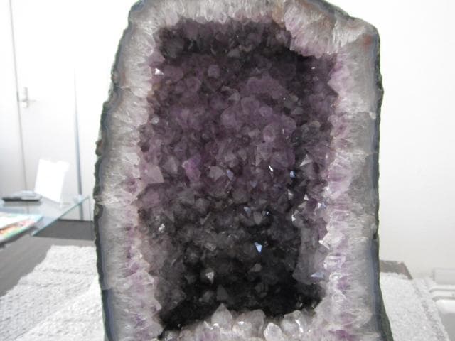 アメジストドーム 天然石 パワーストーン 紫水晶 置物 約27㎏