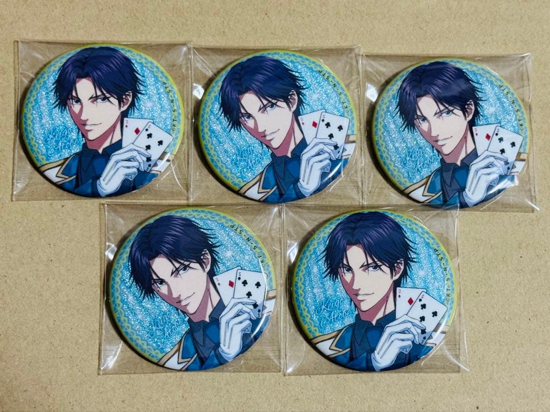 新テニスの王子様 テニプリ　跡部景吾　缶バッジ トランプ