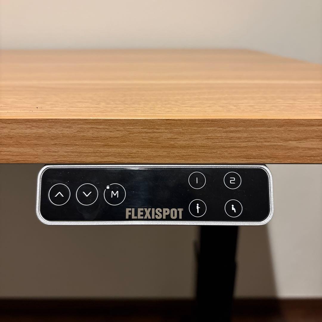 Flexispot E7 black 140*70 ナチュラル天板