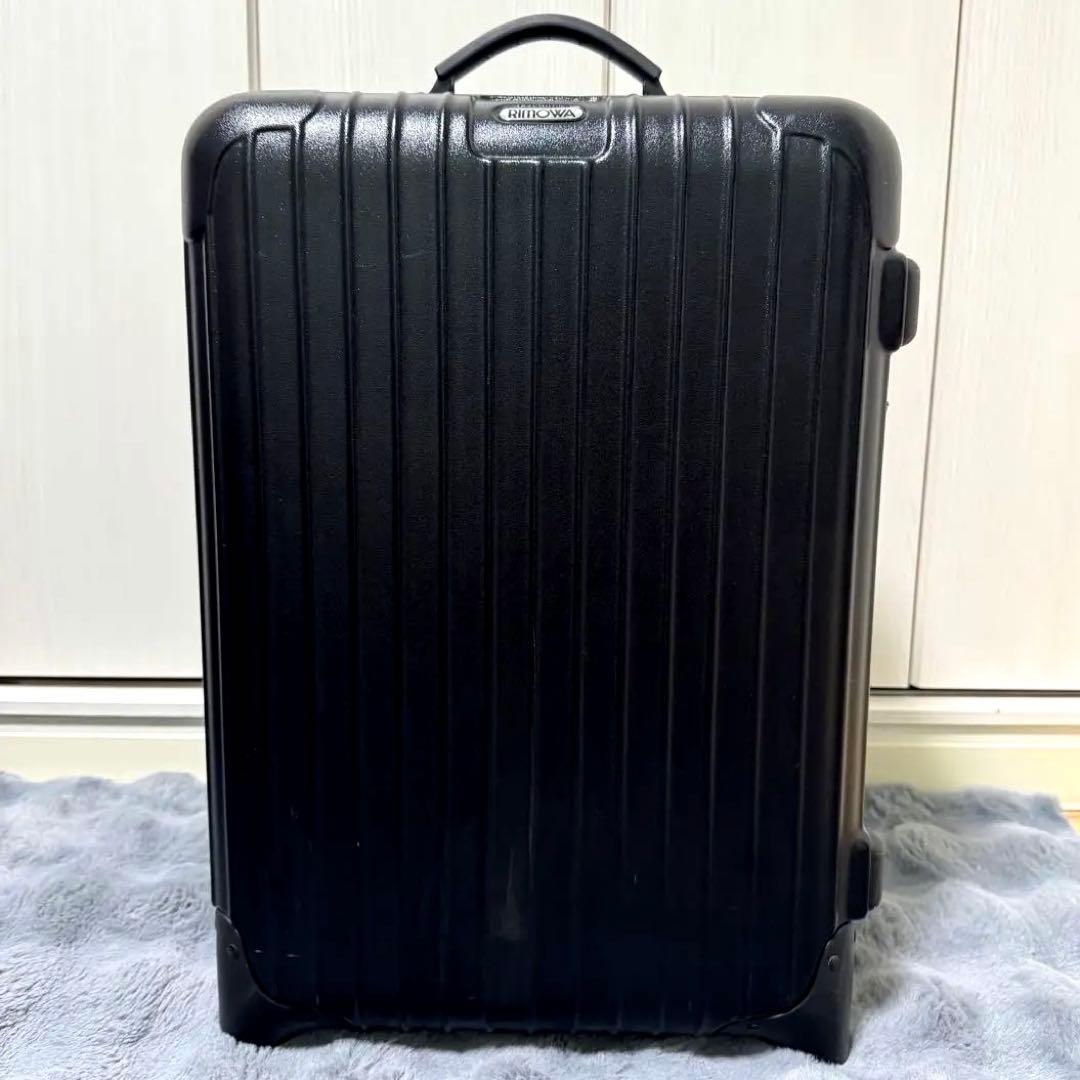 RIMOWAリモワ サルサ機内持込み マットブラック2輪TSAロック 美品 黒