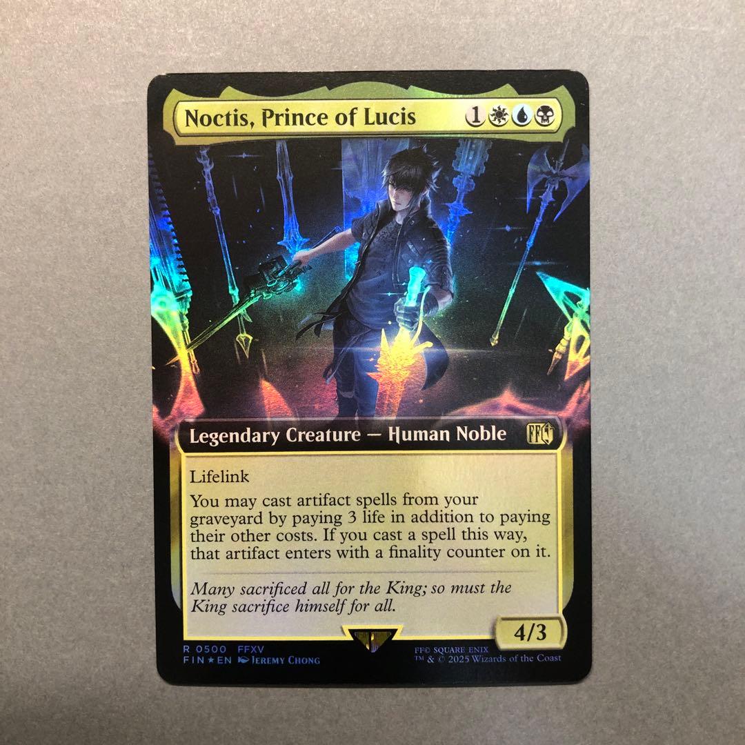 MTG ルシスの王子、ノクティス 英語 拡張 Foil ②